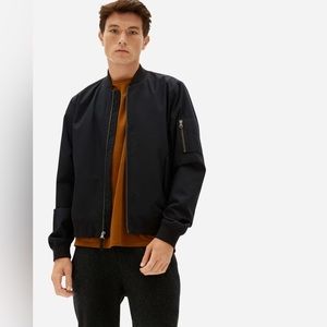 Everlane Men’s Black Bomber Jacket Size Medium